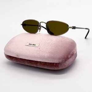 NEW MIU MIU SUNGLASSES MUA52S 26C09Z BROWN WOMEN MU A52S SMU A52